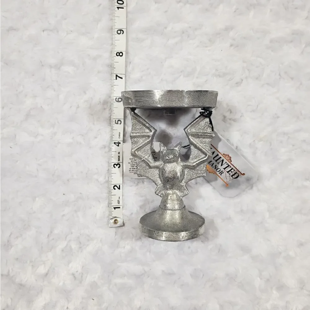 Halloween fall seasonal candle holder spooky bat